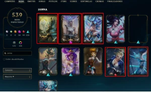 [Conta Mono Sup] Main Sup Maestria Lulu/janna/teemo 500 Skin - League of Legends LOL