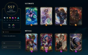 Conta LOL MAIN ZED 2.5KK de maestria e 558 SKINS - League of Legends