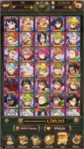Vendo Conta Seven Deadly Sins: Grand Cross Global - Outros