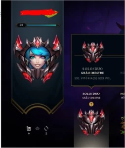 Conta league of legends Grão mestre LOL