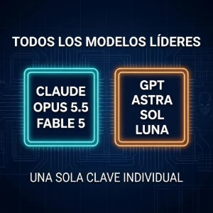 Claude + GPT API 200M Tokens — Sin Caducidad - Inteligência Artificial