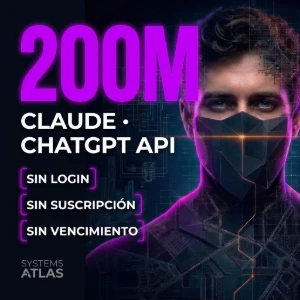 Claude + GPT API 200M Tokens — Sin Caducidad - Inteligência Artificial