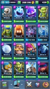 CONTA CLASH ROYALE