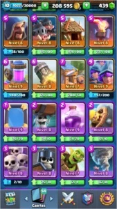CONTA CLASH ROYALE