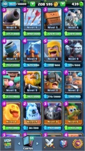 CONTA CLASH ROYALE