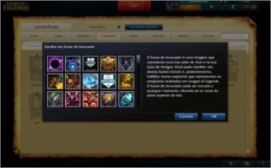 Conta prata 1 com mais de 30 skins borda gold - League of Legends LOL