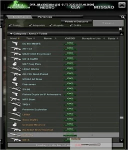 CONTA CC 2 COMBAT ARMS