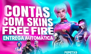 Conta Com Angelical Vermelha - Free Fire