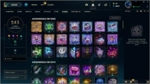 CONTA 156 SKINS - PLATINA IV - League of Legends LOL