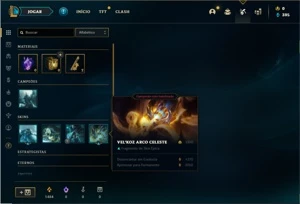 Conta diamante 3 com 31 Champs, 6 Skins + 4 Fragmentos - League of Legends LOL