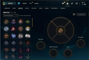 Conta diamante 3 com 31 Champs, 6 Skins + 4 Fragmentos - League of Legends LOL