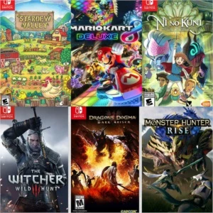 CONTA SWITCH COM 6 JOGOS! - Outros