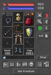 EK 60 Open PvP +3 Dias Voucher - Tibia