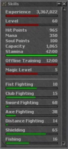 EK 60 Open PvP +3 Dias Voucher - Tibia