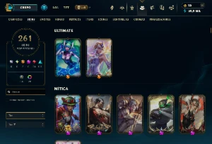 V> Conta Lvl 361, +260 Skins (Ultimates, Mistica etc) BRONZ4 - League of Legends LOL