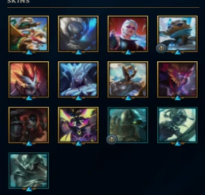 LoL conta 39 skins , 13 frag skin,ouro 3, lvl 100, 63 champ - League of Legends