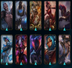 LoL conta 39 skins , 13 frag skin,ouro 3, lvl 100, 63 champ - League of Legends