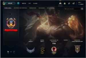 Conta League of legends lvl 550 todos os champs LOL