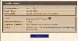 Acc 12 dias Voucher com 19 Char Lvl 7~8 (Elera) - Tibia