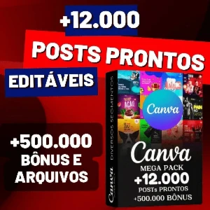 12.000 Posts Canva Editáveis:  ENVIO AUTOMÁTICO - Outros