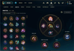 Conta prata 4 com TODOS os champs e 275 Skins + 9 Vitoriosas - League of Legends LOL