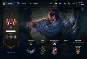 Conta prata 4 com TODOS os champs e 275 Skins + 9 Vitoriosas - League of Legends LOL