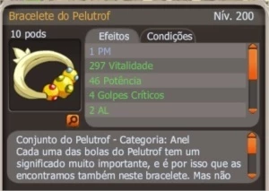 Bracelete Pelutrof Exo +1PM Server Spiritia - Dofus