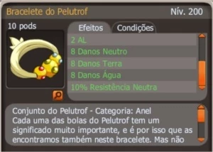 Bracelete Pelutrof Exo +1PM Server Spiritia - Dofus