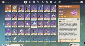 AR52 YAE MIKO COM SUA ARMA, ITTO, ZHONGLI, KEQING E JEAN - Genshin Impact