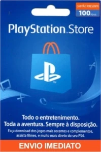 Gift card Playstation Network - PSN BRL - R$100 Reais - Gift Cards
