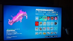 Conta fortnite com 61 skins com Jay balvin The kind laroy