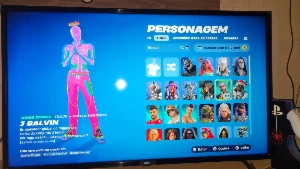 Conta fortnite com 61 skins com Jay balvin The kind laroy
