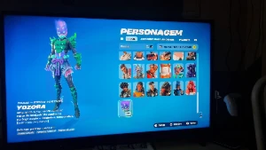 Conta fortnite com 61 skins com Jay balvin The kind laroy