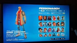 Conta fortnite com 61 skins com Jay balvin The kind laroy