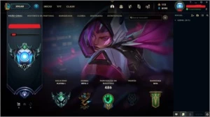 Conta Platina I com 184 skins (3 skins são prestígio) - League of Legends LOL