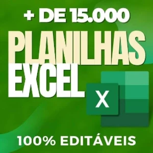 COMBO COM + DE 15 mil planilhas no Excel + Bônus