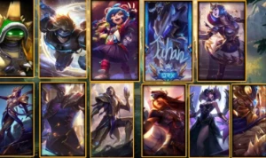 Conta lol rara - Rammus rei Skins vitoriosas Todos os champs - League of Legends