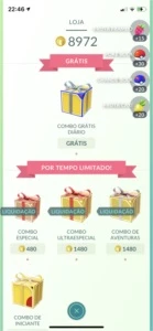 CONTA TOP LEVEL 40 - Pokémon