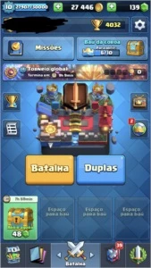 Conta 9.11 de COC e clash Royale arena 11 - Clash of Clans