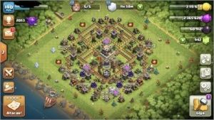Conta 9.11 de COC e clash Royale arena 11 - Clash of Clans