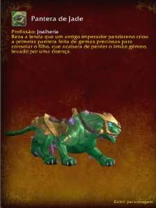 Montaria Pantera de Jade - WOW