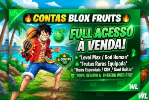 Contas Blox fruit Full acesso - Roblox