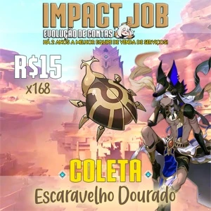 Impact job - Coleta de Escaravelho Dourado (168x) - Genshin Impact