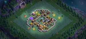 Cv 16 bem upado, heróis full - Clash of Clans