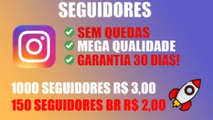 Seguidores Instagram[500 seguidores  ➡️3 R$] Com garantia! - Redes Sociais
