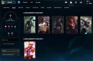 CONTA UNRANKED COM A STAR GUARDIAN DA AHRI! - League of Legends LOL
