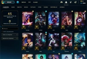 CONTA UNRANKED COM A STAR GUARDIAN DA AHRI! - League of Legends LOL