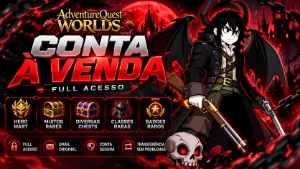 Conta AQW " Adventure Quest Worlds " - 209 Badges - Heromart