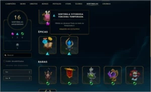 Conta 2012, 194 skin, icones e skins raras - League of Legends LOL