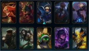 Conta 2012, 194 skin, icones e skins raras - League of Legends LOL